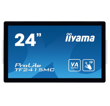 מסך מגע מקצועי 23.8 אינץ' אופן פריים יאמה iiyama ProLite TF2415MC-B2 Open Frame 23.8 Inch Touch FHD VA 16ms VGA HDMI DP IP65